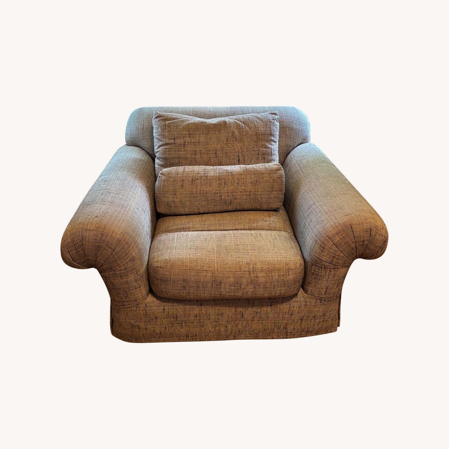 Bernhardt Flair Chair and Ottoman - image-0