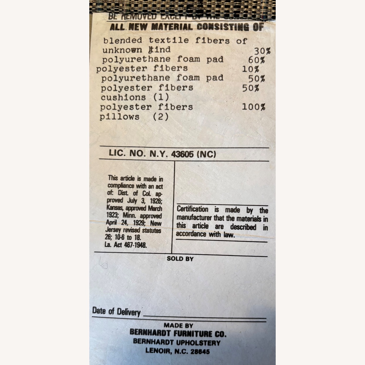 Bernhardt Flair Chair and Ottoman - image-6