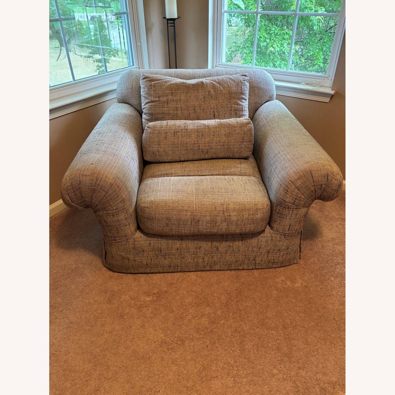 Bernhardt Flair Chair and Ottoman - image-1