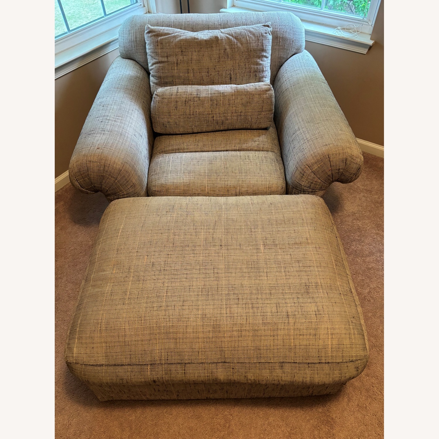 Bernhardt Flair Chair and Ottoman - image-4