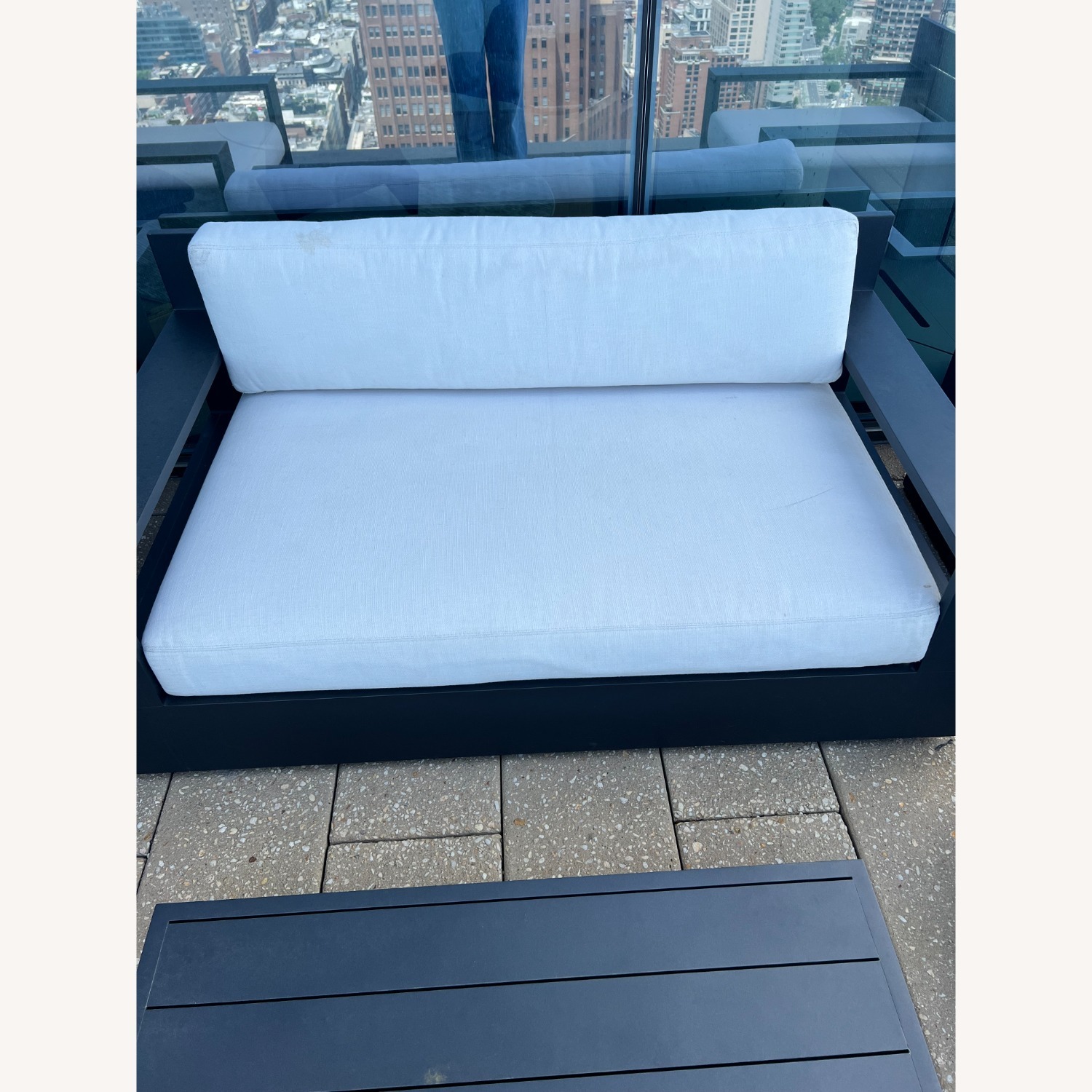 Restoration Hardware Marbella Outdoor Love Seat - image-3