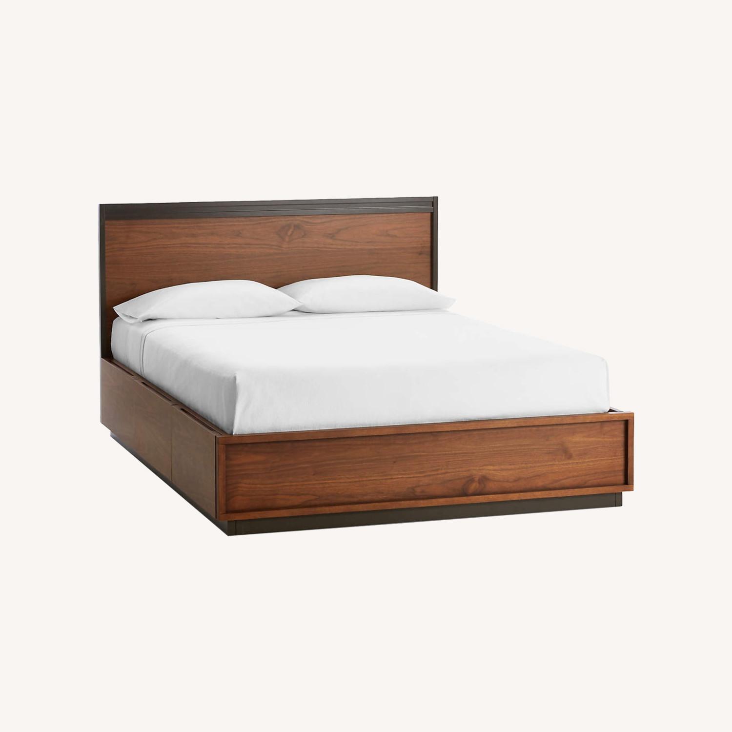 Crate & Barrel Blair Queen Storage Bed - image-0