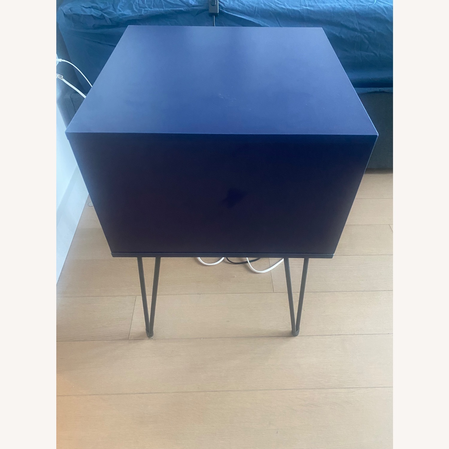 Kempst 23.7"Tall 1 - Drawer Iron Nightstand - image-4