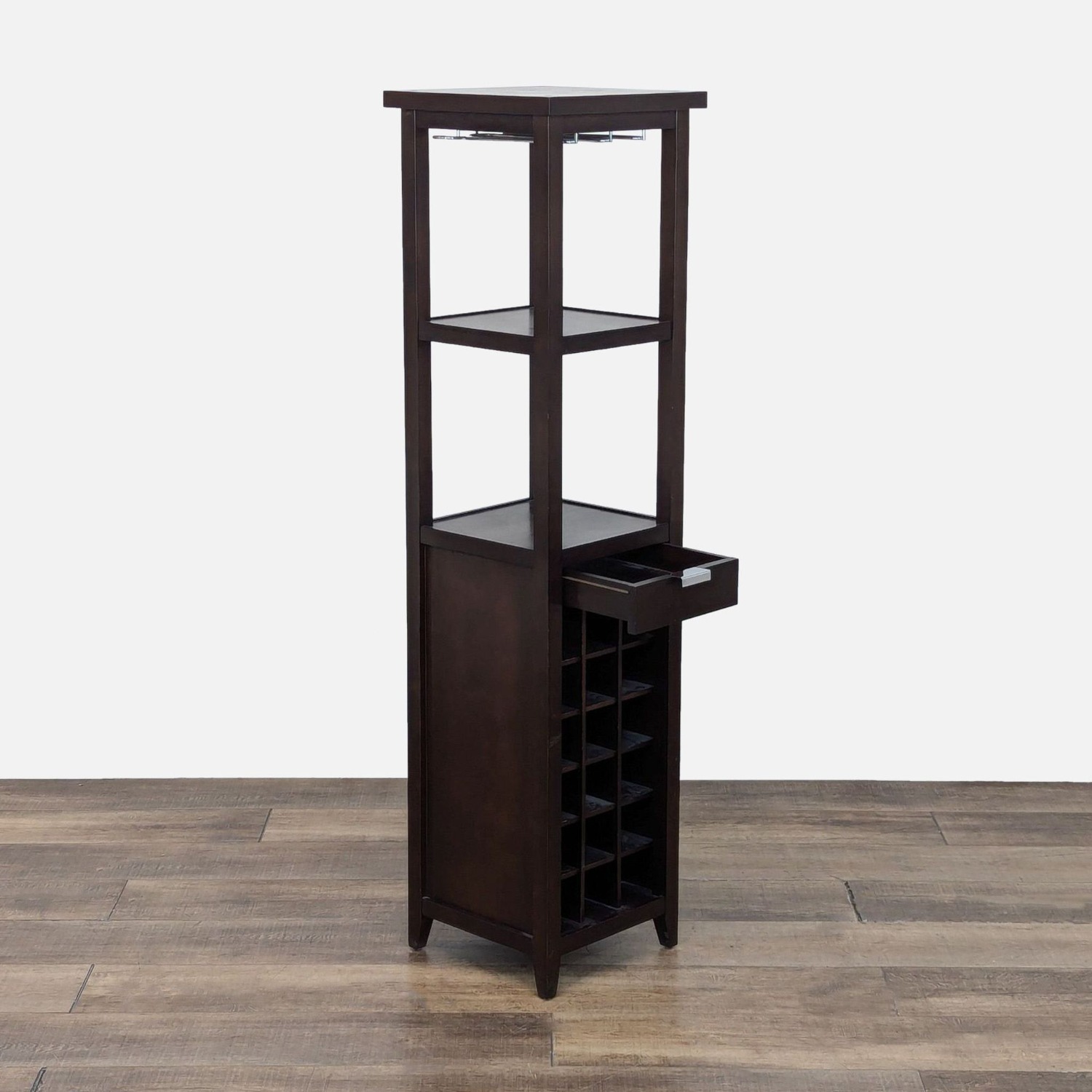 Crate & Barrel Madison Wine Tower - image-3