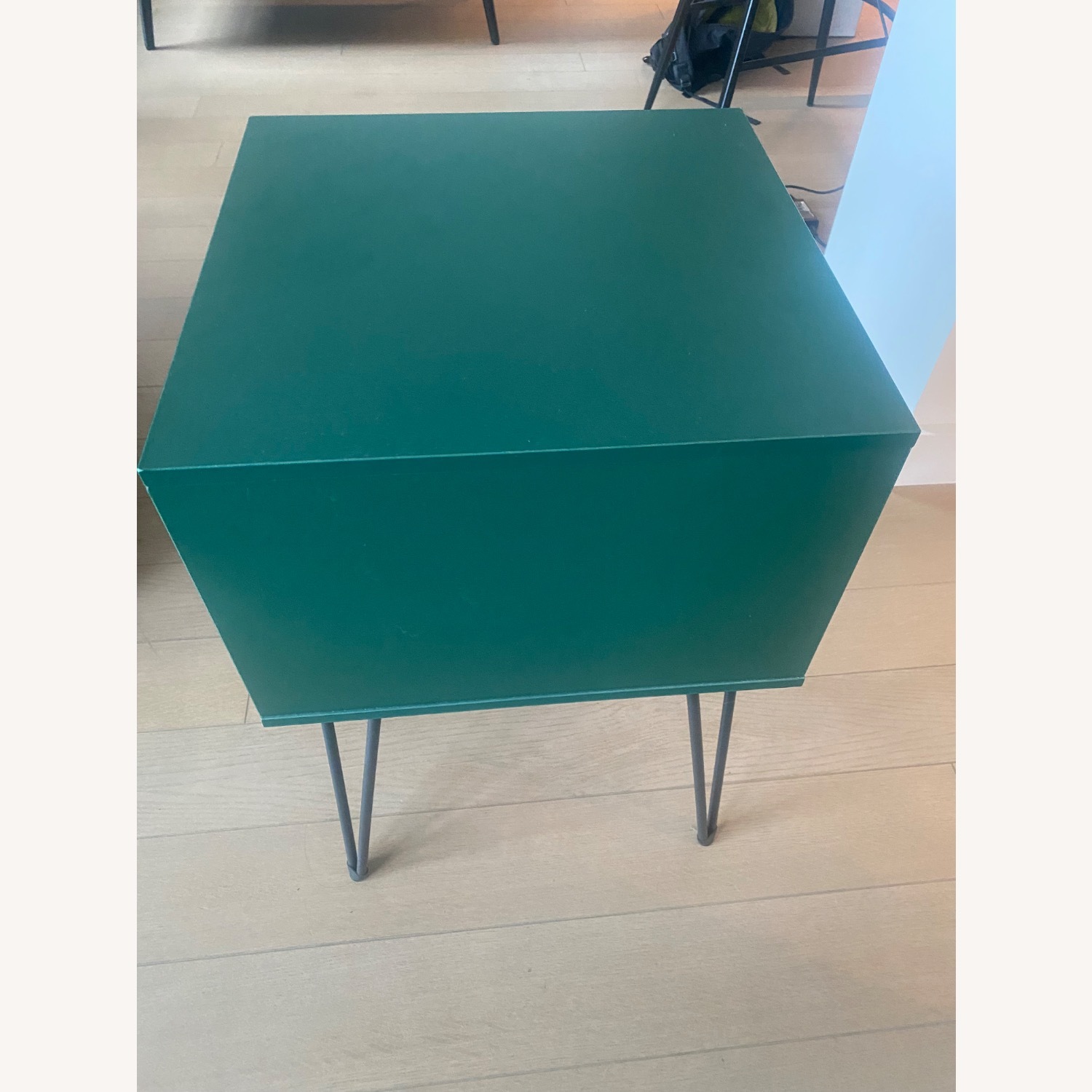 Kempst 23.7"Tall 1 - Drawer Iron Nightstand - image-3