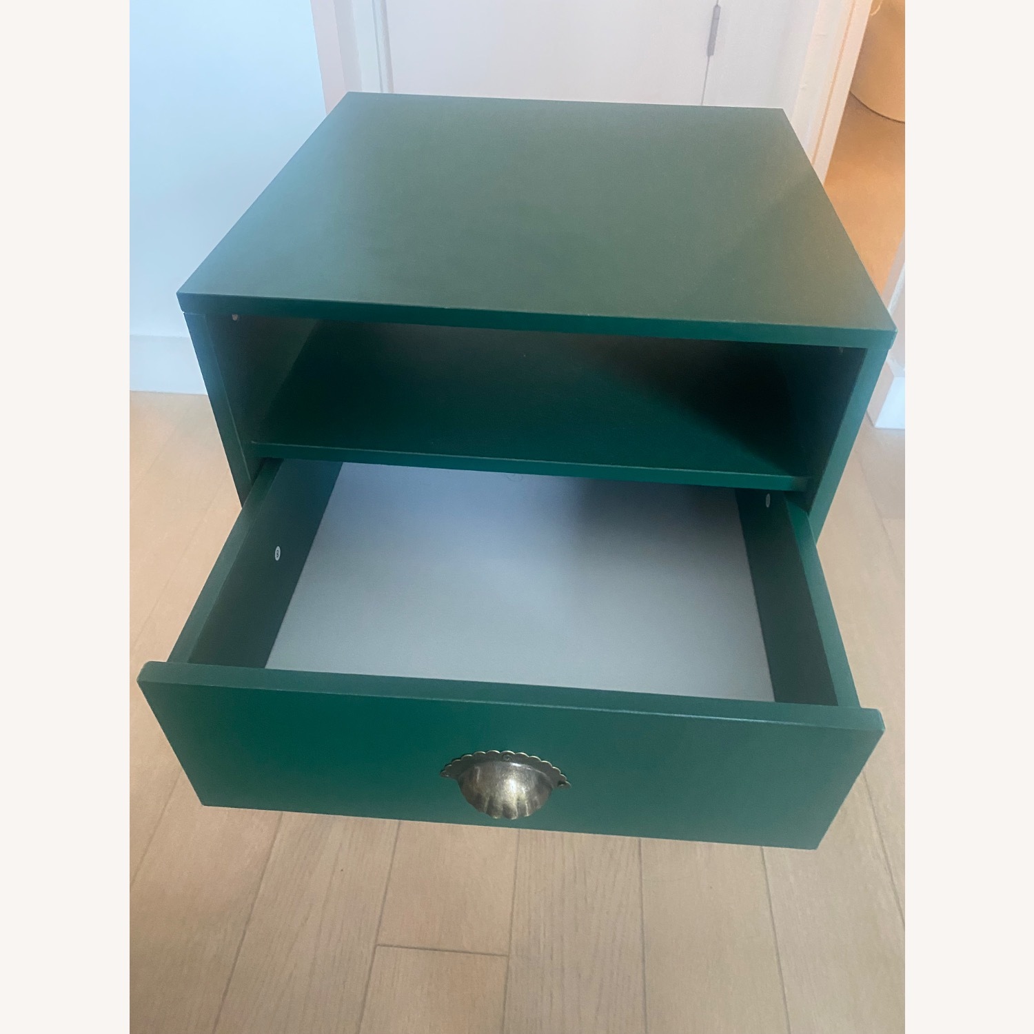 Kempst 23.7"Tall 1 - Drawer Iron Nightstand - image-4