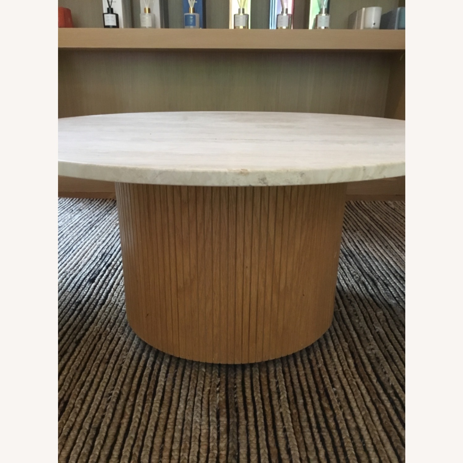 Marble Top Round Coffee Table - image-3