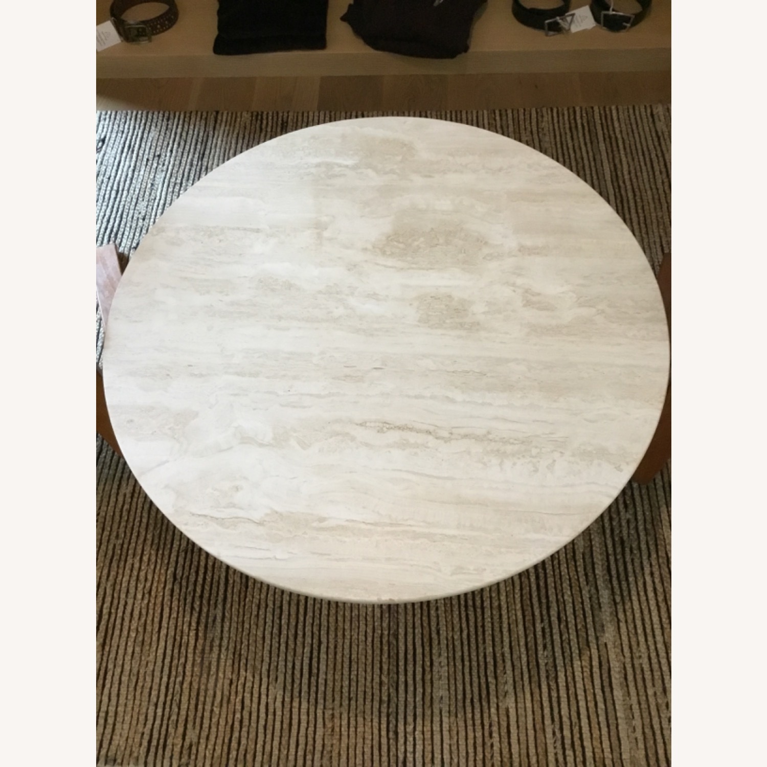 Marble Top Round Coffee Table - image-2