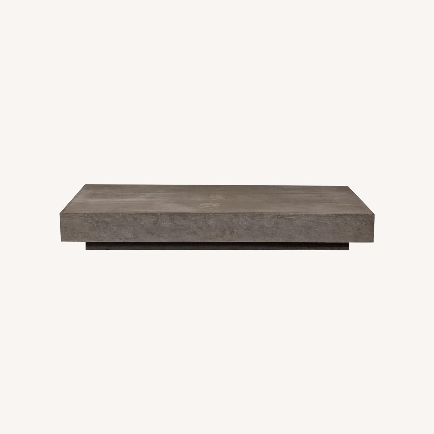 Restoration Hardware Cape Town Teak Weathered Table - image-0
