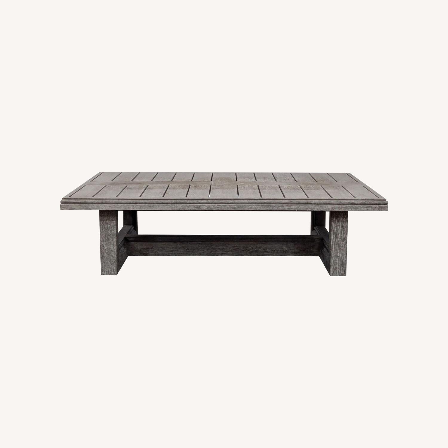 Restoration Hardware Costa Weathered Teak Table - image-0