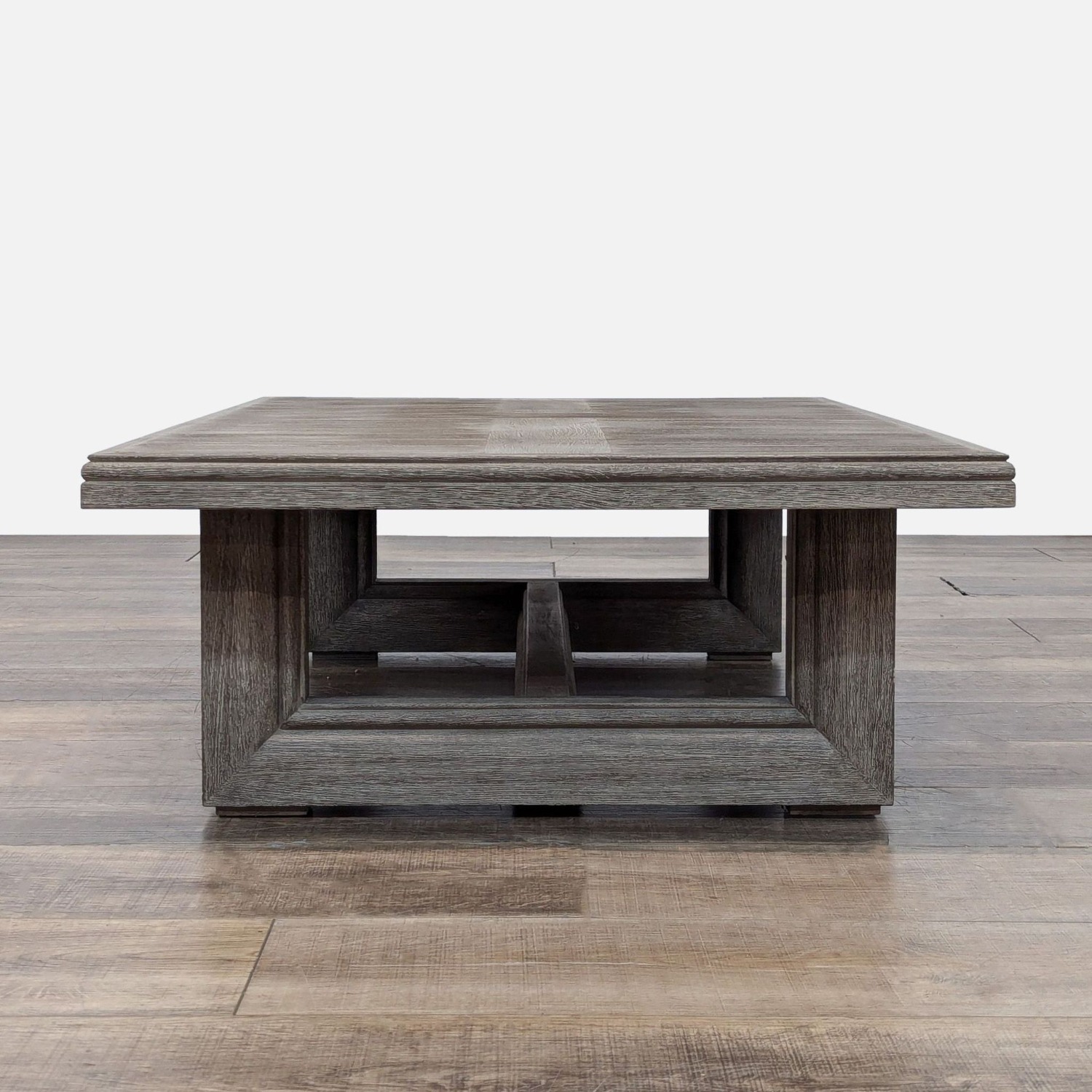 Restoration Hardware Costa Weathered Teak Table - image-7