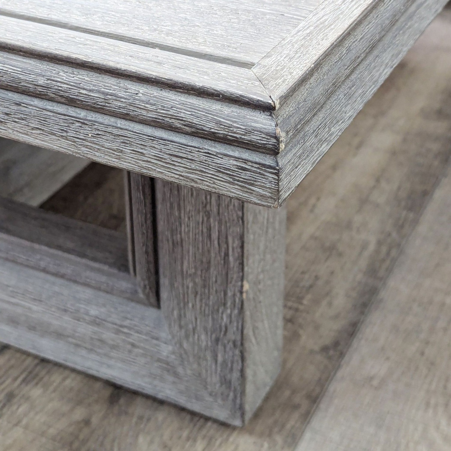 Restoration Hardware Costa Weathered Teak Table - image-11