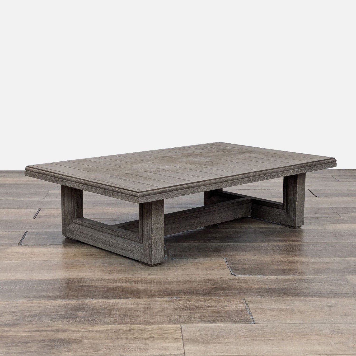 Restoration Hardware Costa Weathered Teak Table - image-10