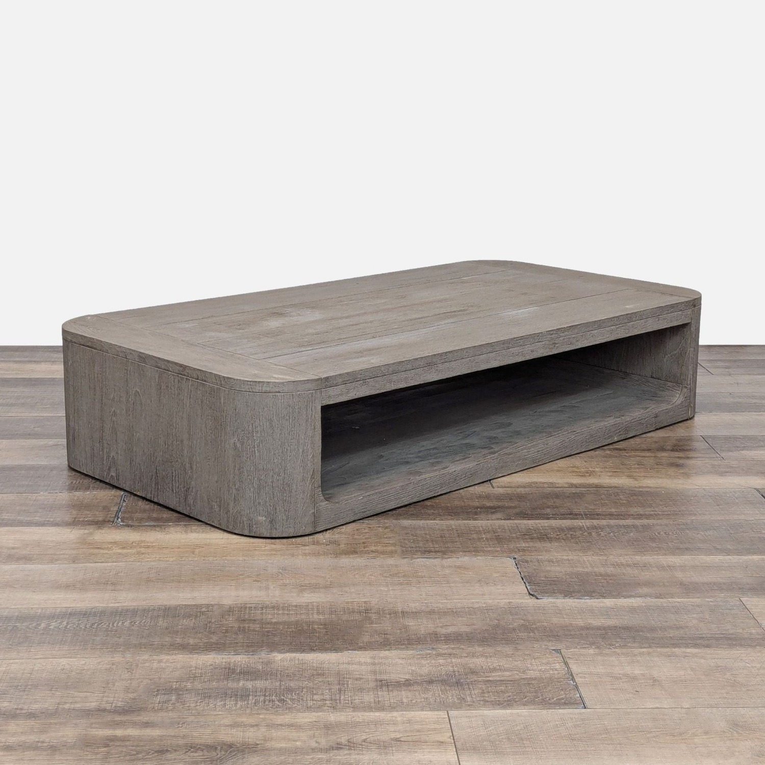 Restoration Hardware Oslo Weathered Teak Table - image-3