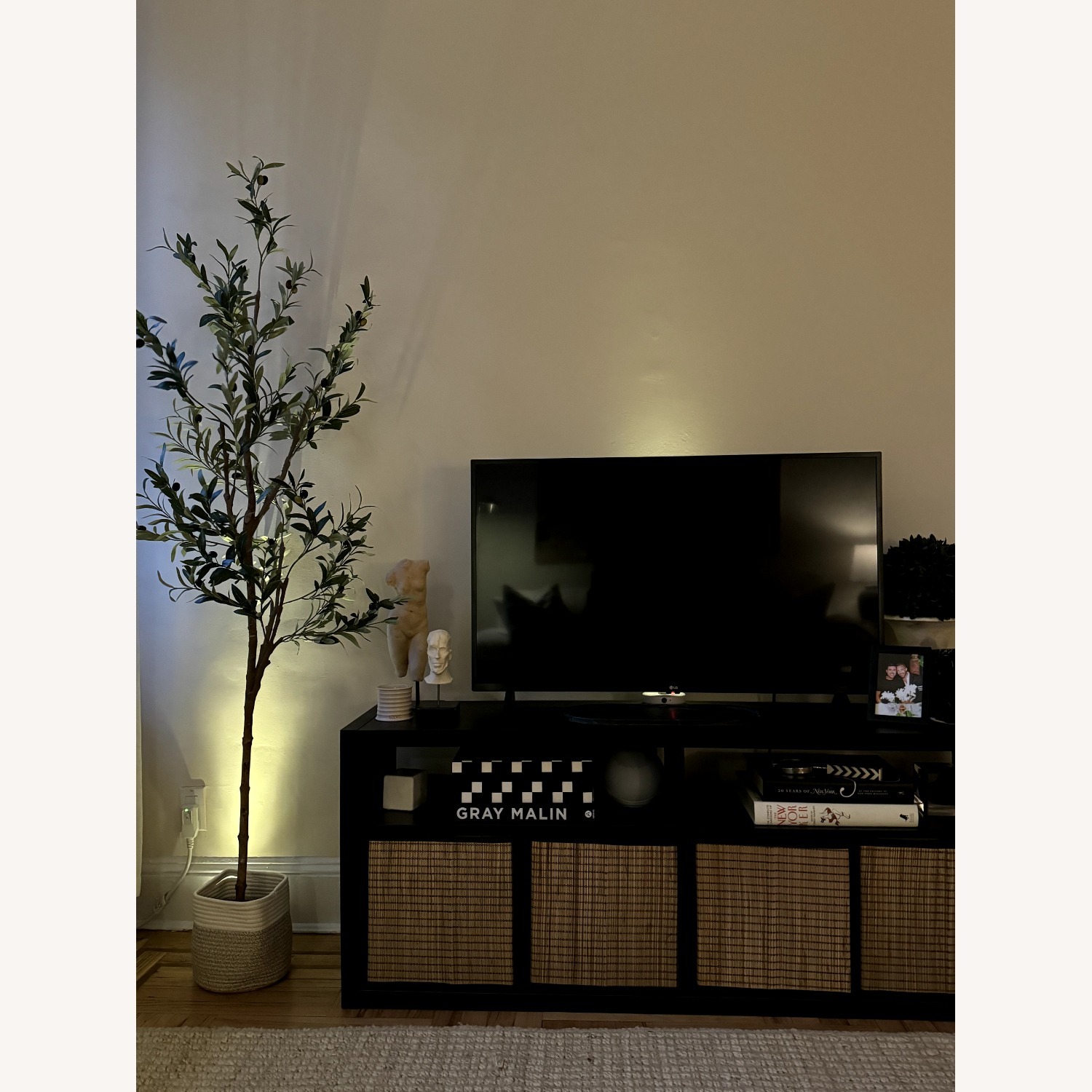 IKEA KALLAX Black Media Table - image-2