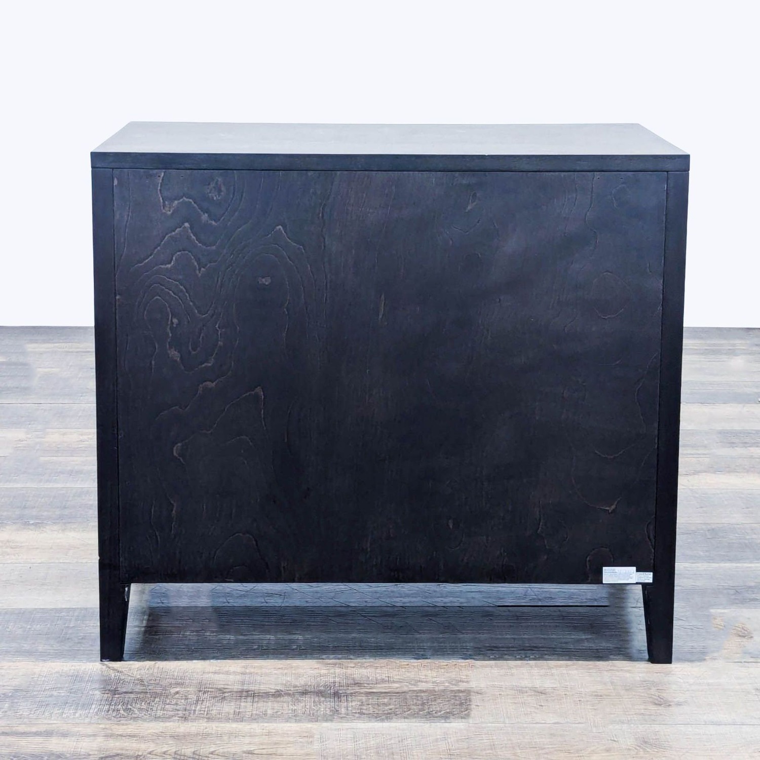 Crate & Barrel Three Drawer Wood Nightstand - image-6