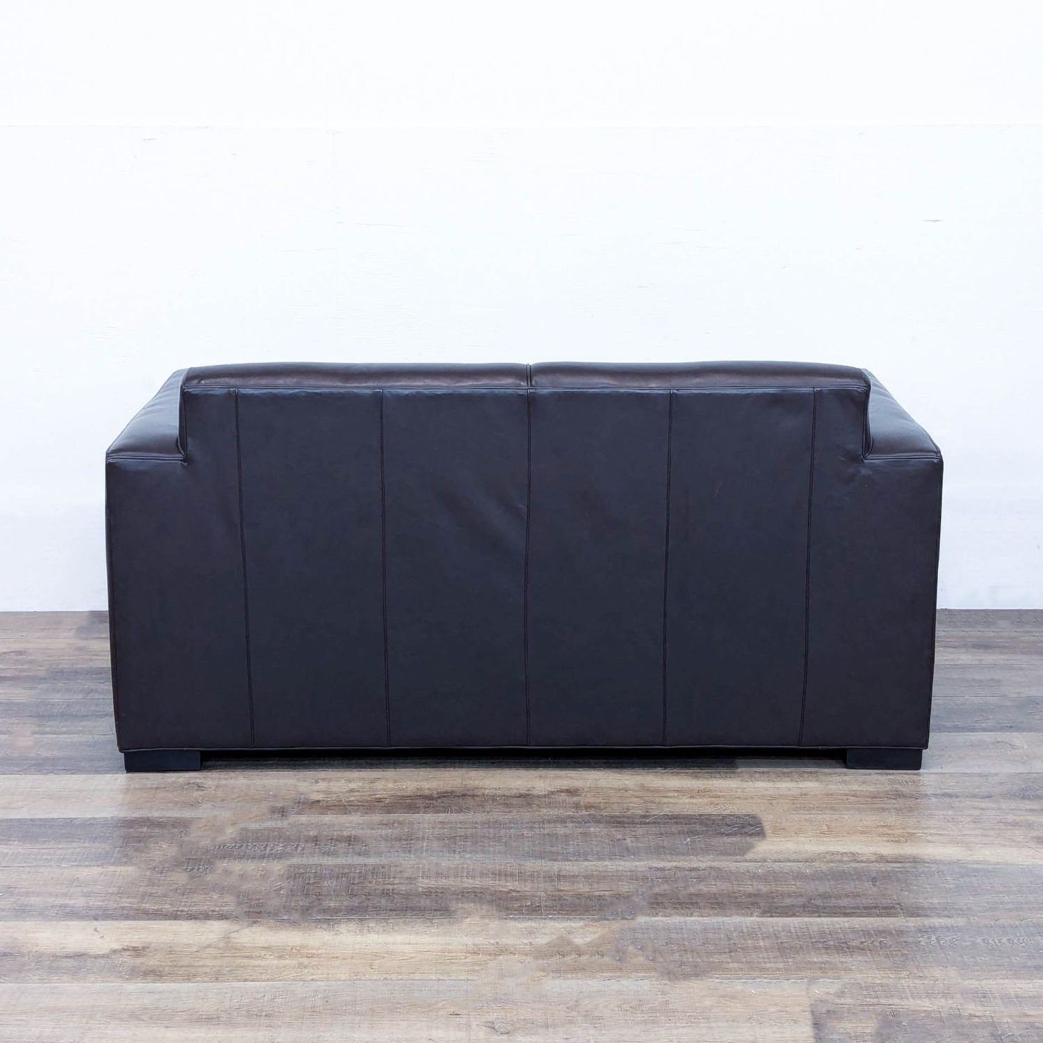 Room & Board Leather Loveseat in Leisure Mocha - image-7