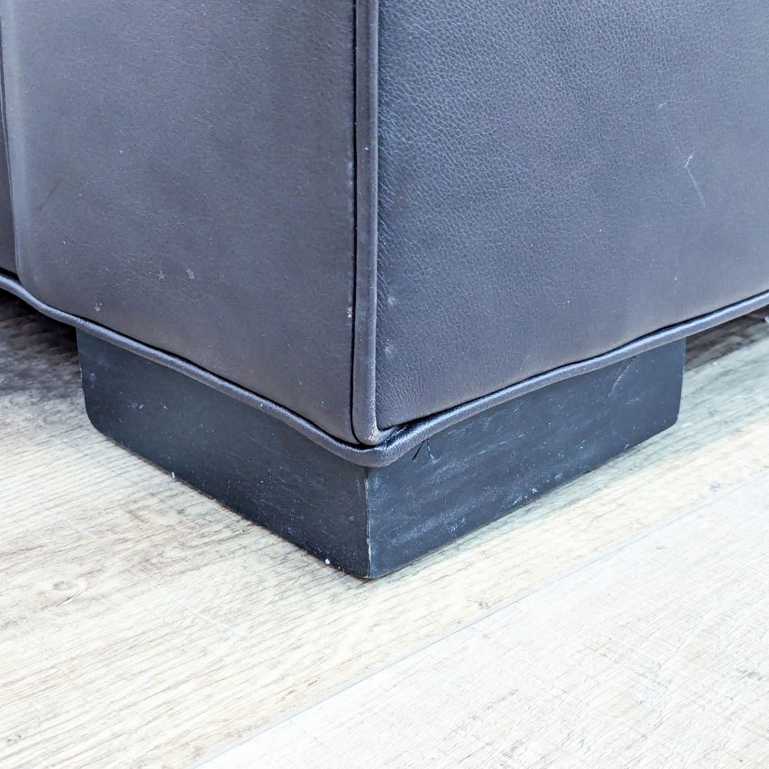 Room & Board Leather Loveseat in Leisure Mocha - image-4