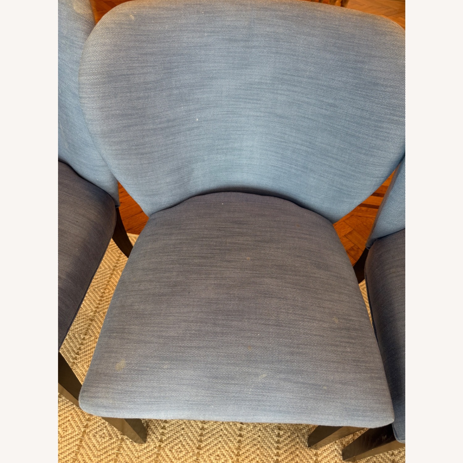 Custom Blue Dining Chairs - image-3