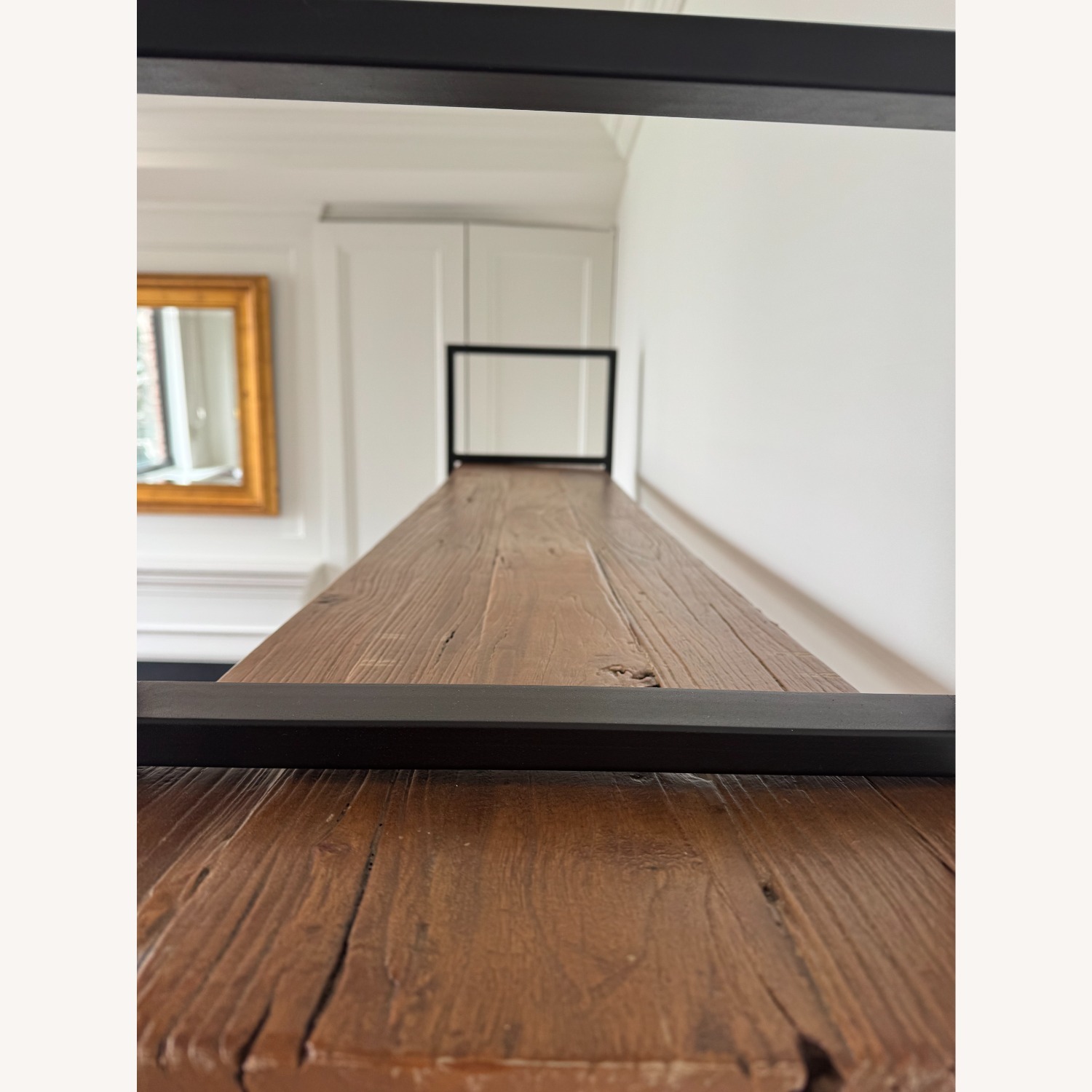 Wood & Iron Bookcase / Wall Unit - image-6