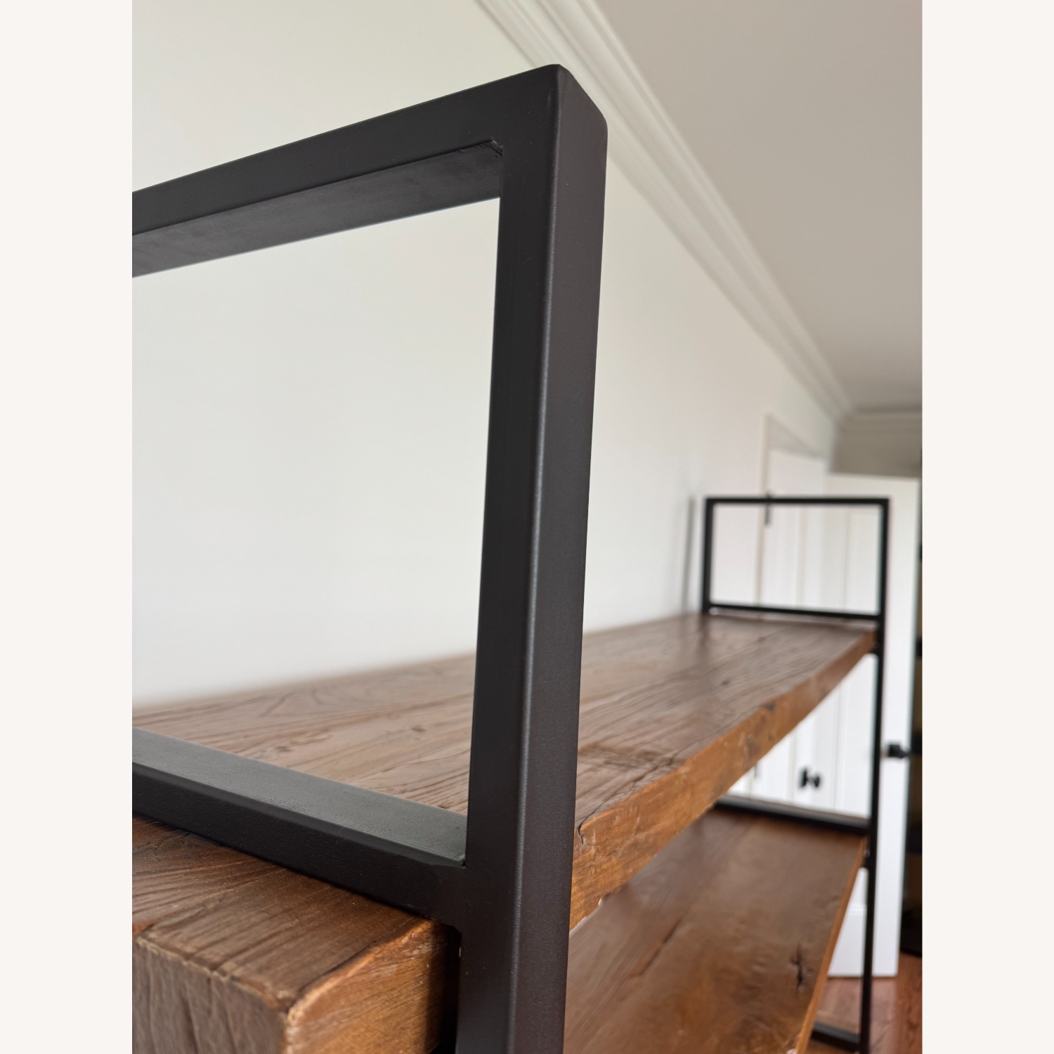 Wood & Iron Bookcase / Wall Unit - image-5