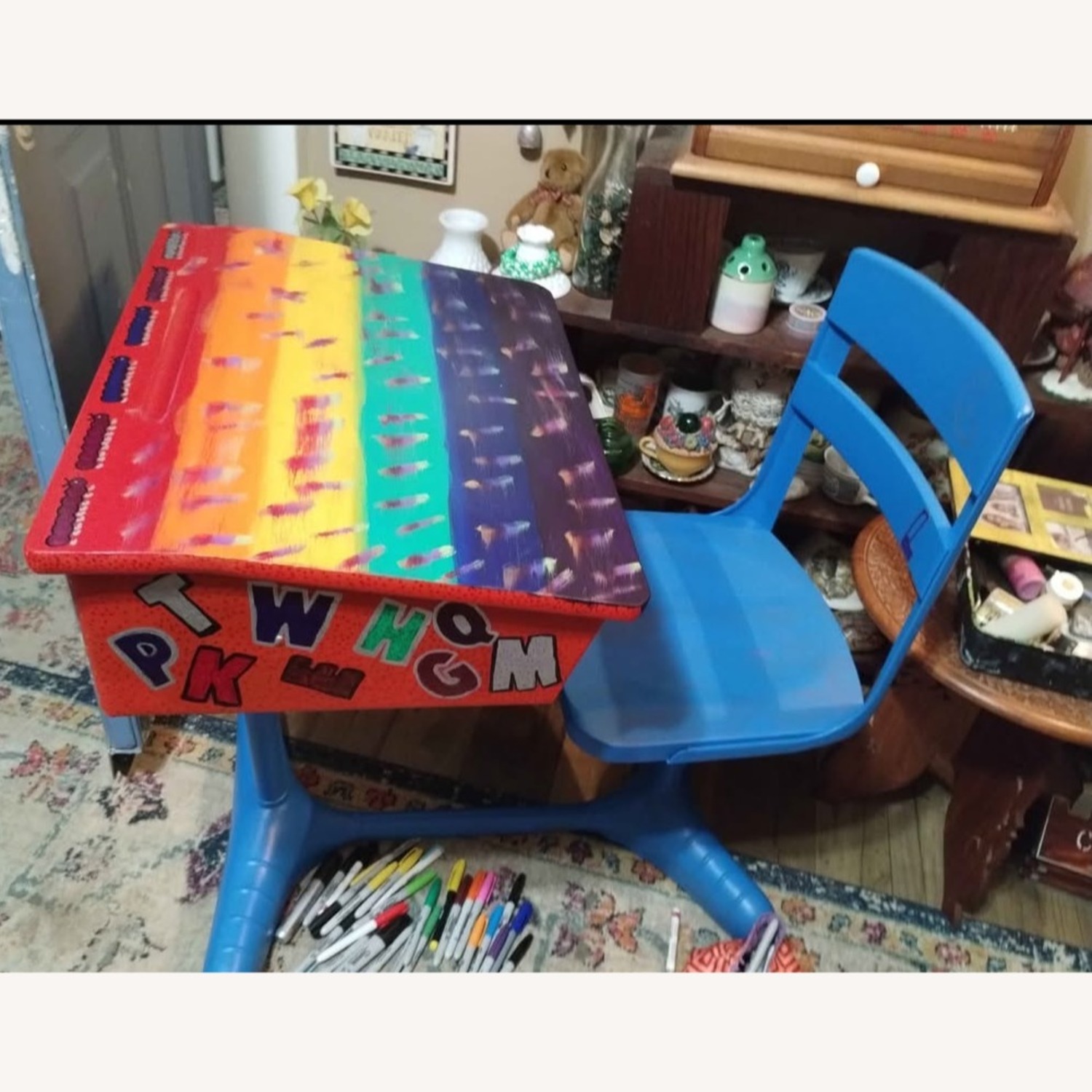 Custom Pre-1936 American Seating Co. School Desk - image-2