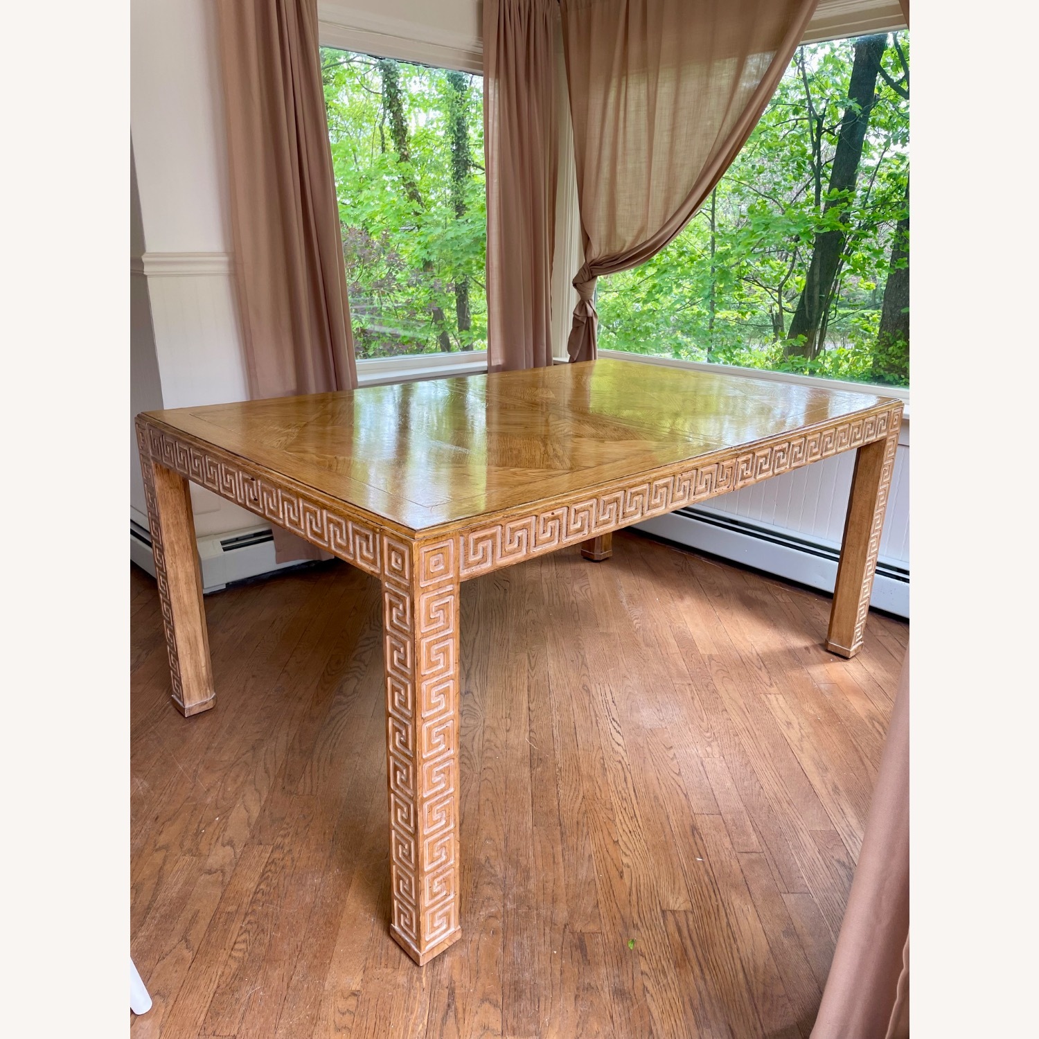 Fine Carved Wood Dining Table - image-1