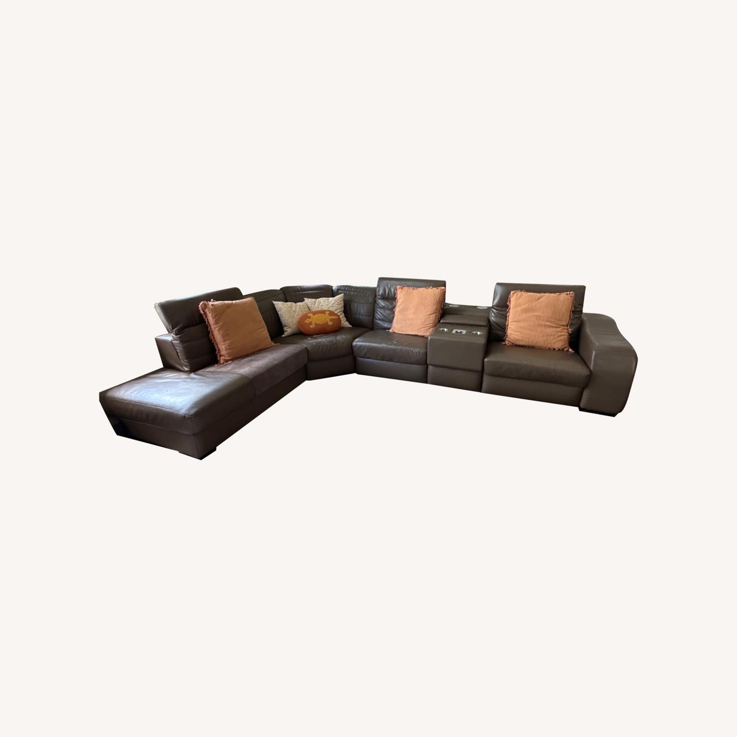 Palliser Modern Sectional with Power Recliners - image-0