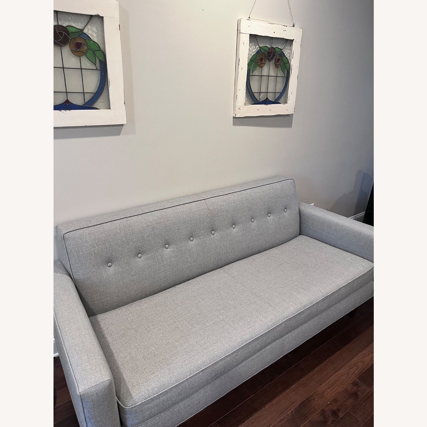 Design Within Reach Light Gray 73” Bantam Sofa - image-7