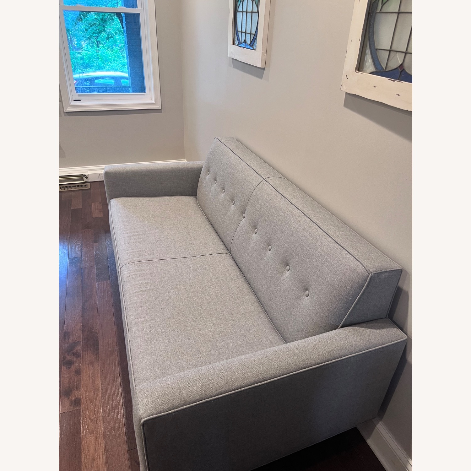 Design Within Reach Light Gray 73” Bantam Sofa - image-3