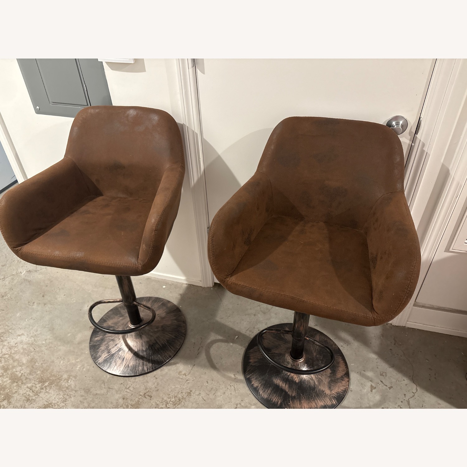 Keyluv Brown Bar Stools  - image-2