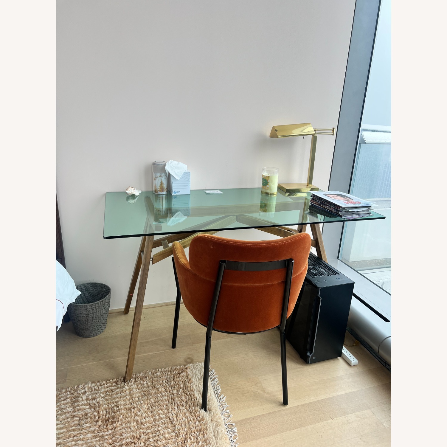 CB2 Azalea Brown Chair  - image-4