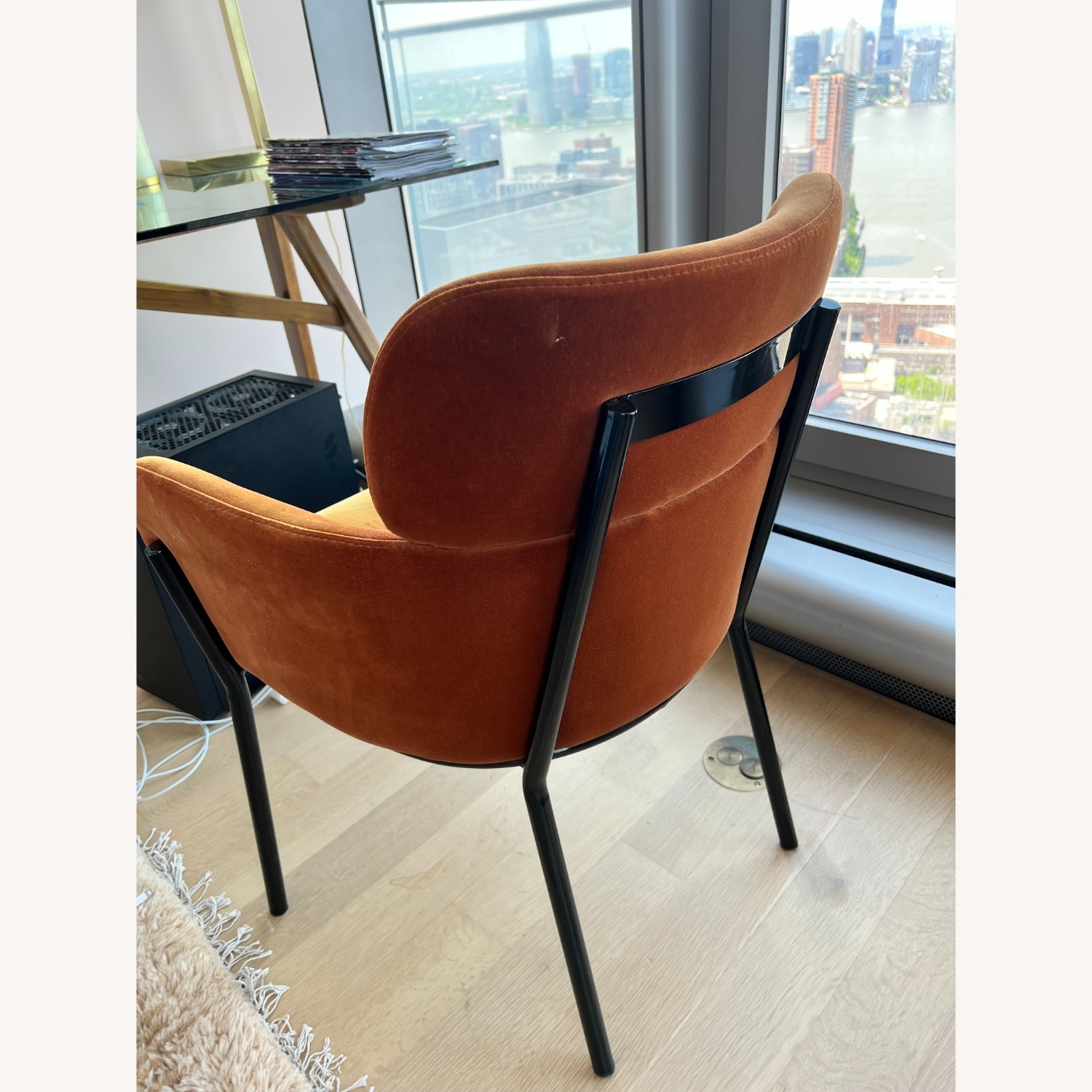 CB2 Azalea Brown Chair  - image-1