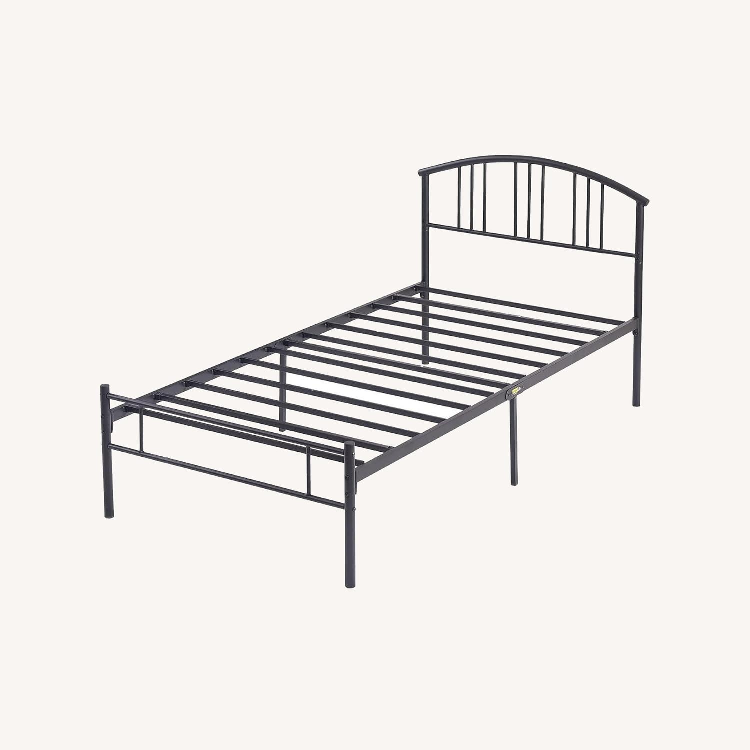Amazon Vecelo 14 inch Twin Bed Frame Set of 2 - image-0
