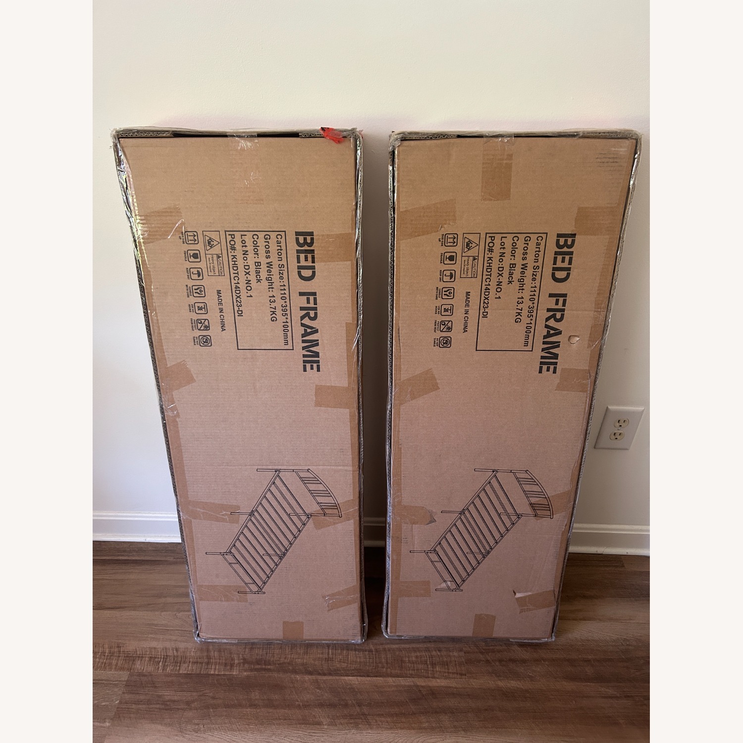 Amazon Vecelo 14 inch Twin Bed Frame Set of 2 - image-3
