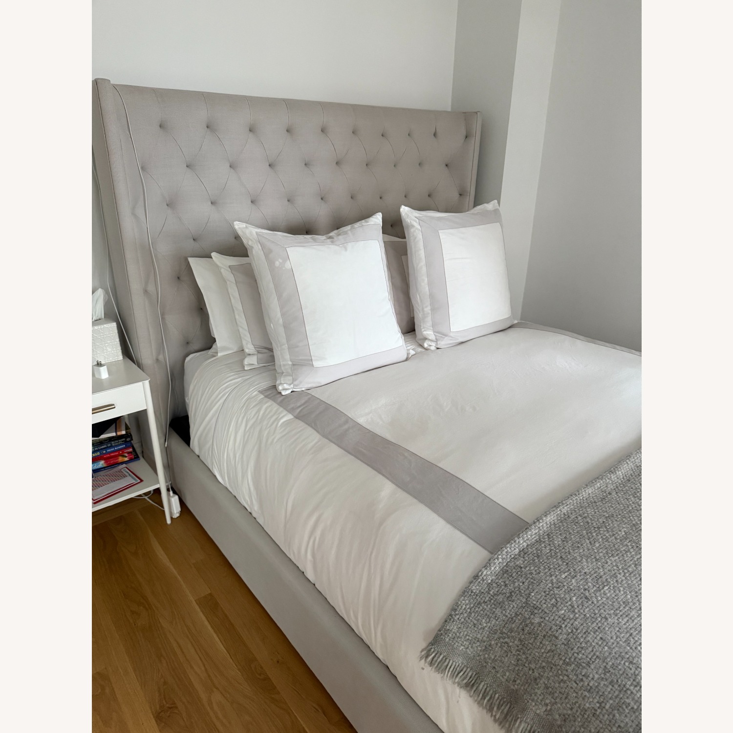 Restoration Hardware Adler Tufted Bed - image-1