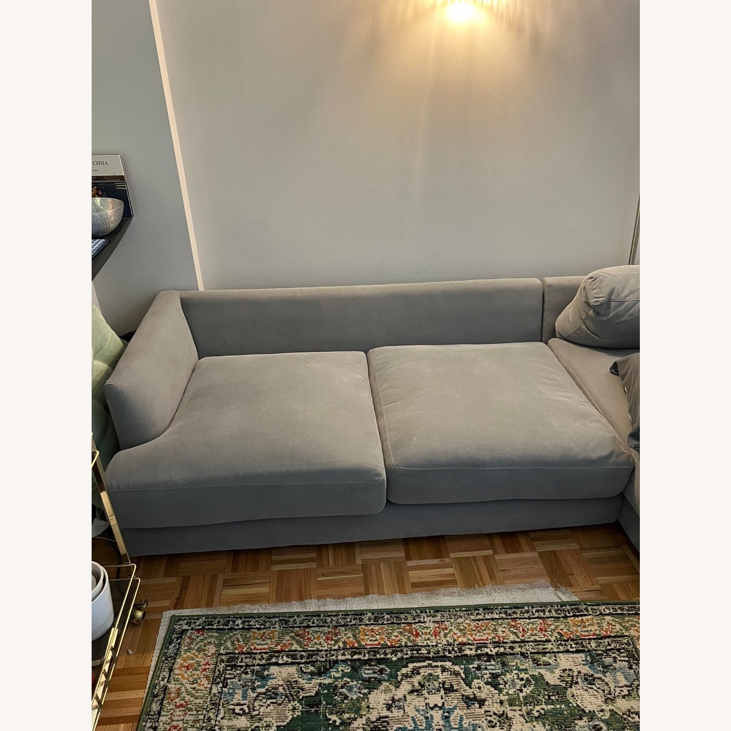 West Elm Haven Sofa Gray - image-4