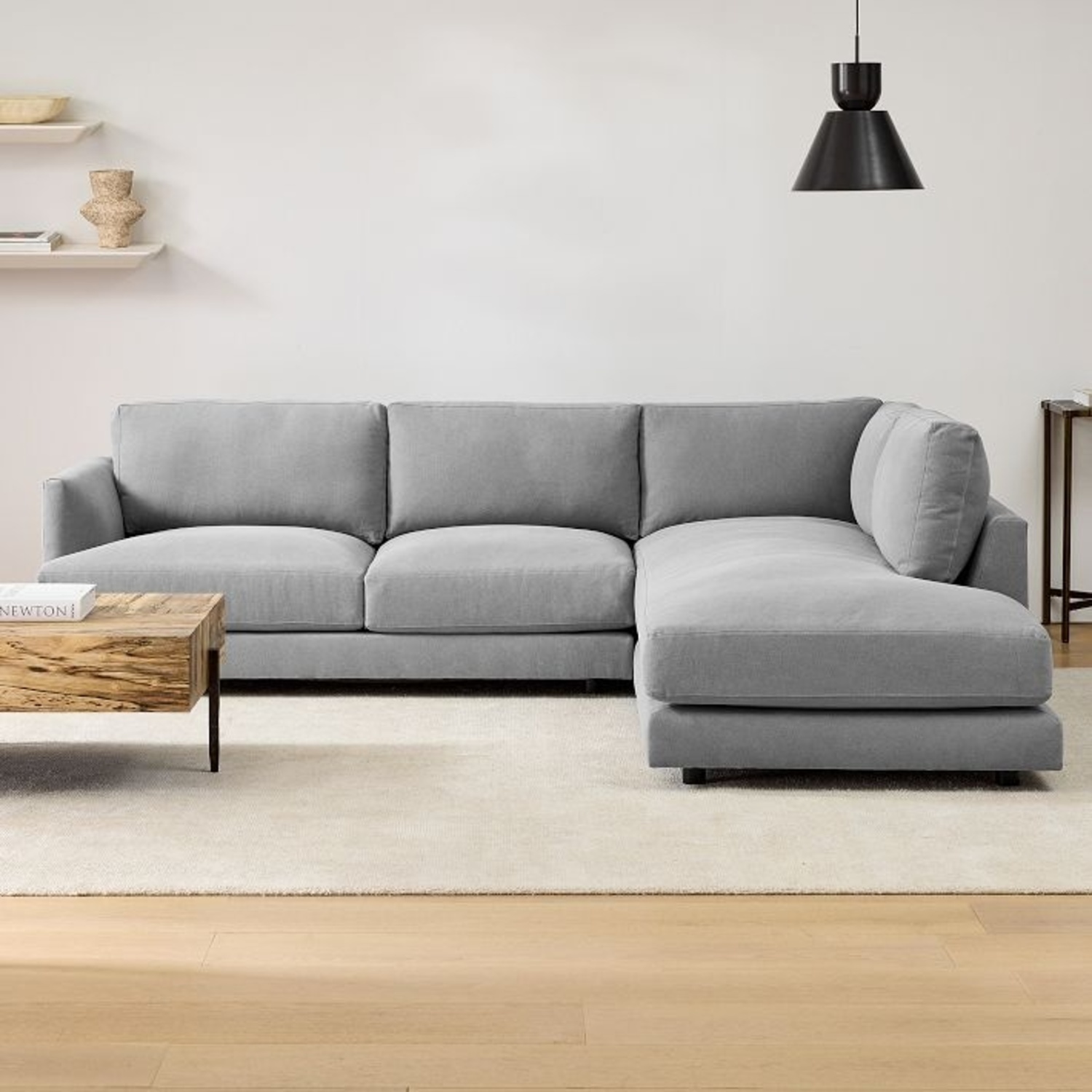 West Elm Haven Sofa Gray - image-5
