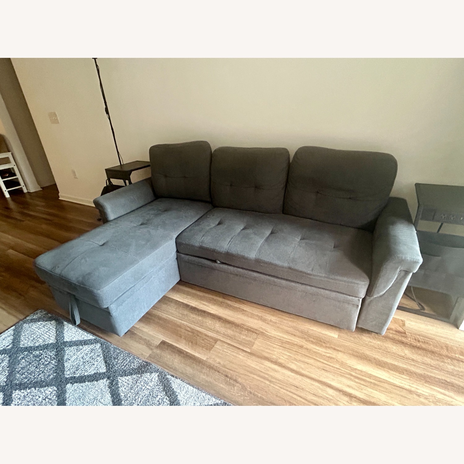 Amazon Uhome Upholstered Sleeper Sofa with USB Ports - image-1