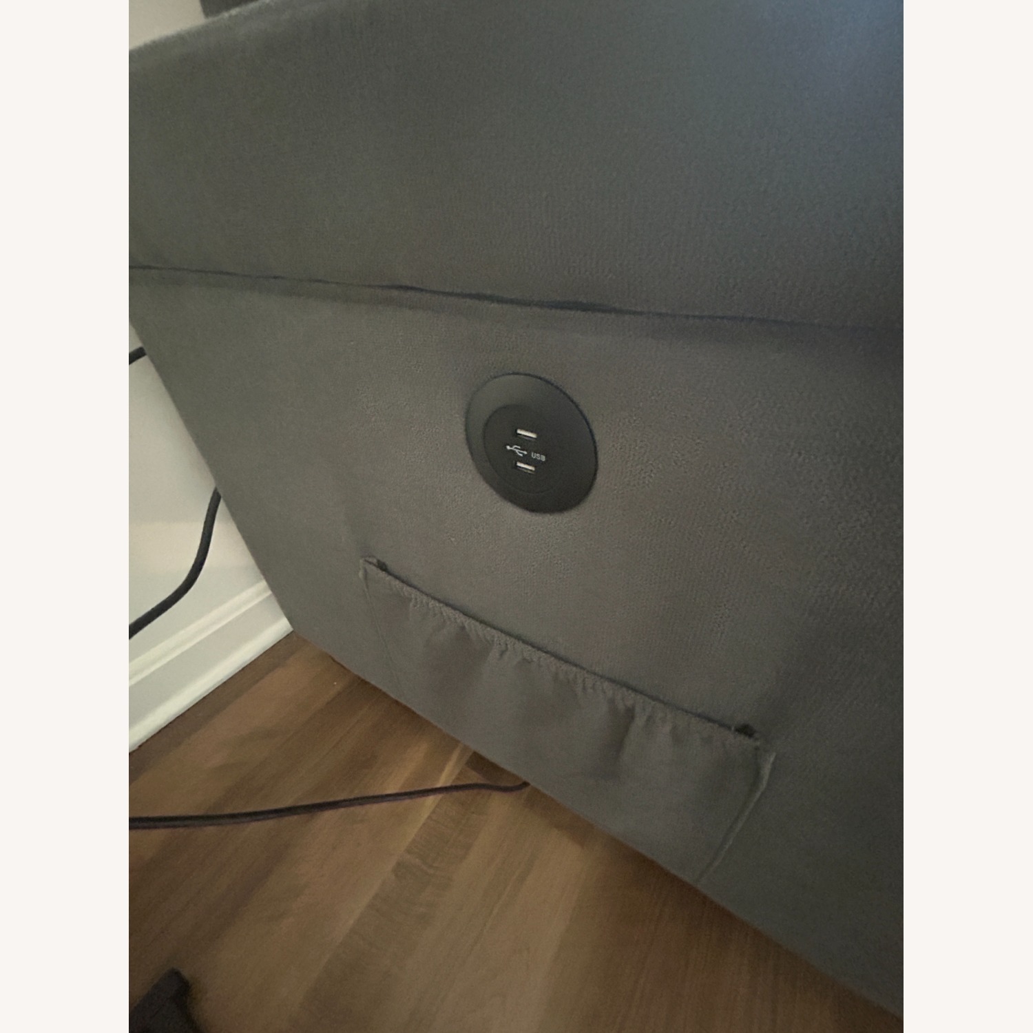 Amazon Uhome Upholstered Sleeper Sofa with USB Ports - image-4