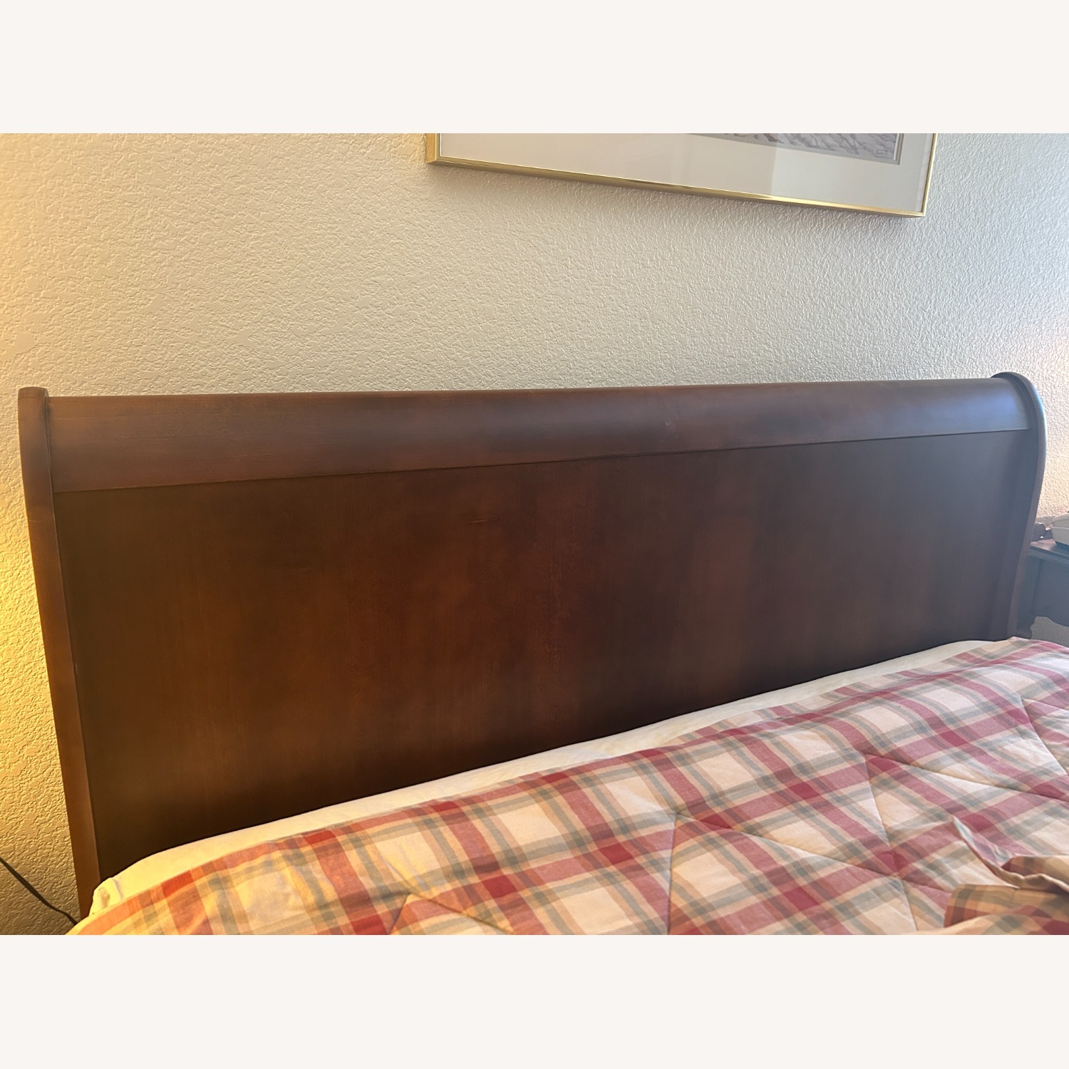 Solid Wood Sleigh Bed - image-3