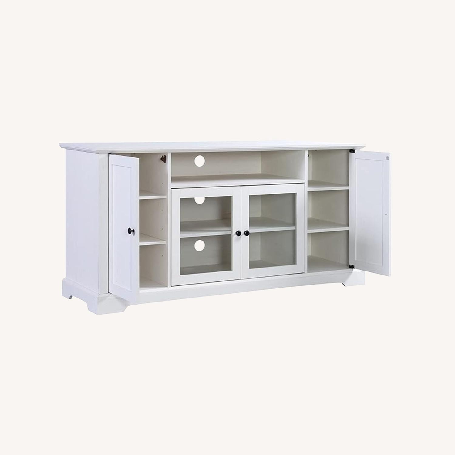 Amazon White TV Stand - image-0