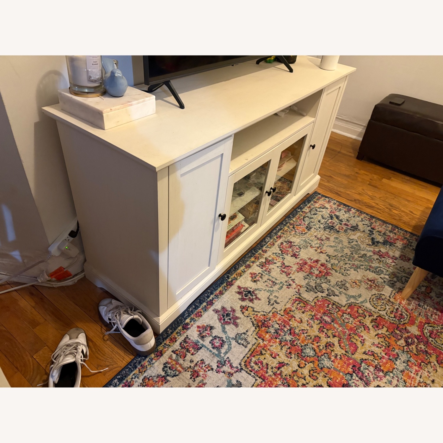 Amazon White TV Stand - image-2