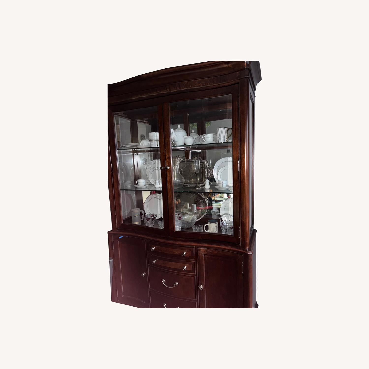 Mahogany China Cabinet - image-0