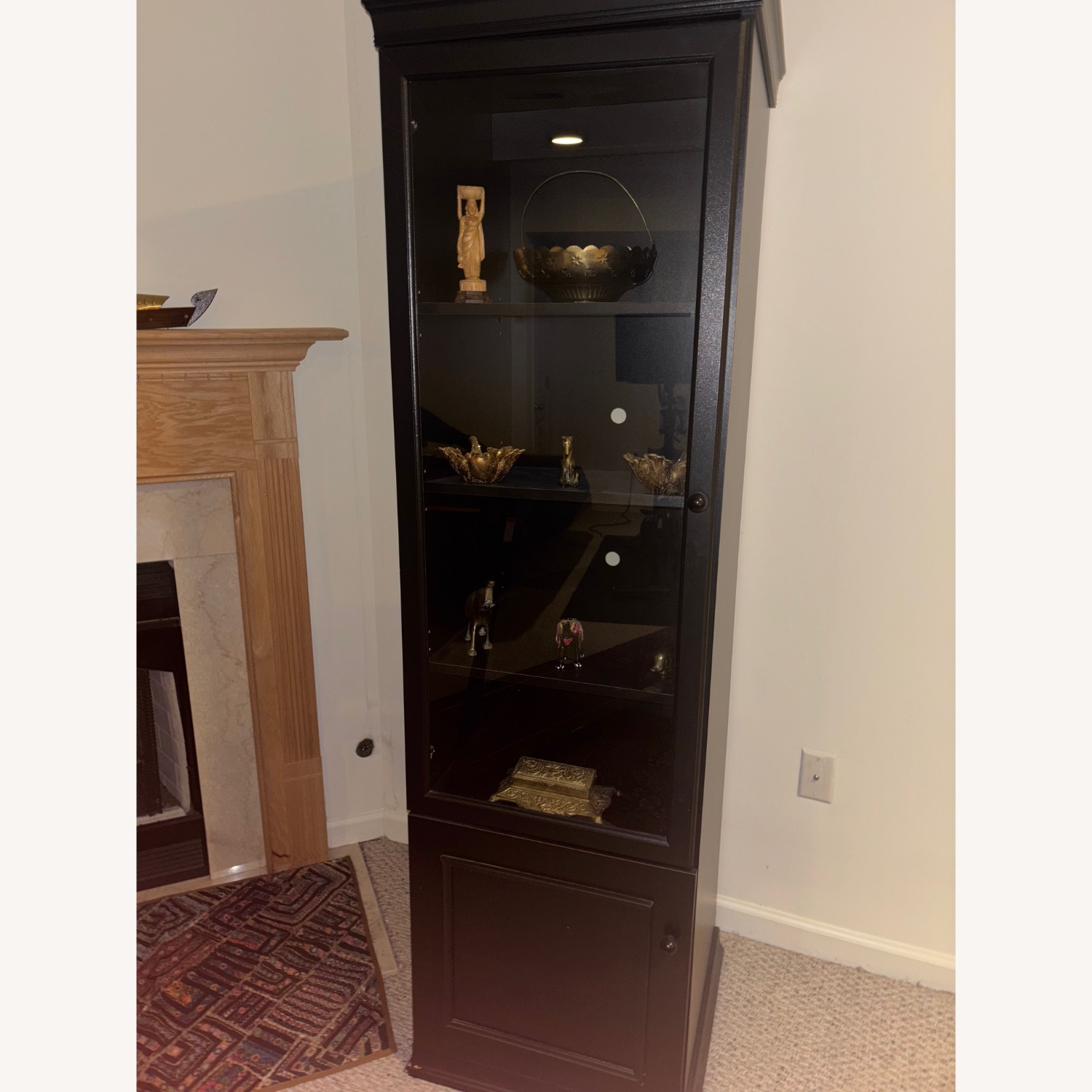 Black Wood Media Centers Set of 2 - image-2