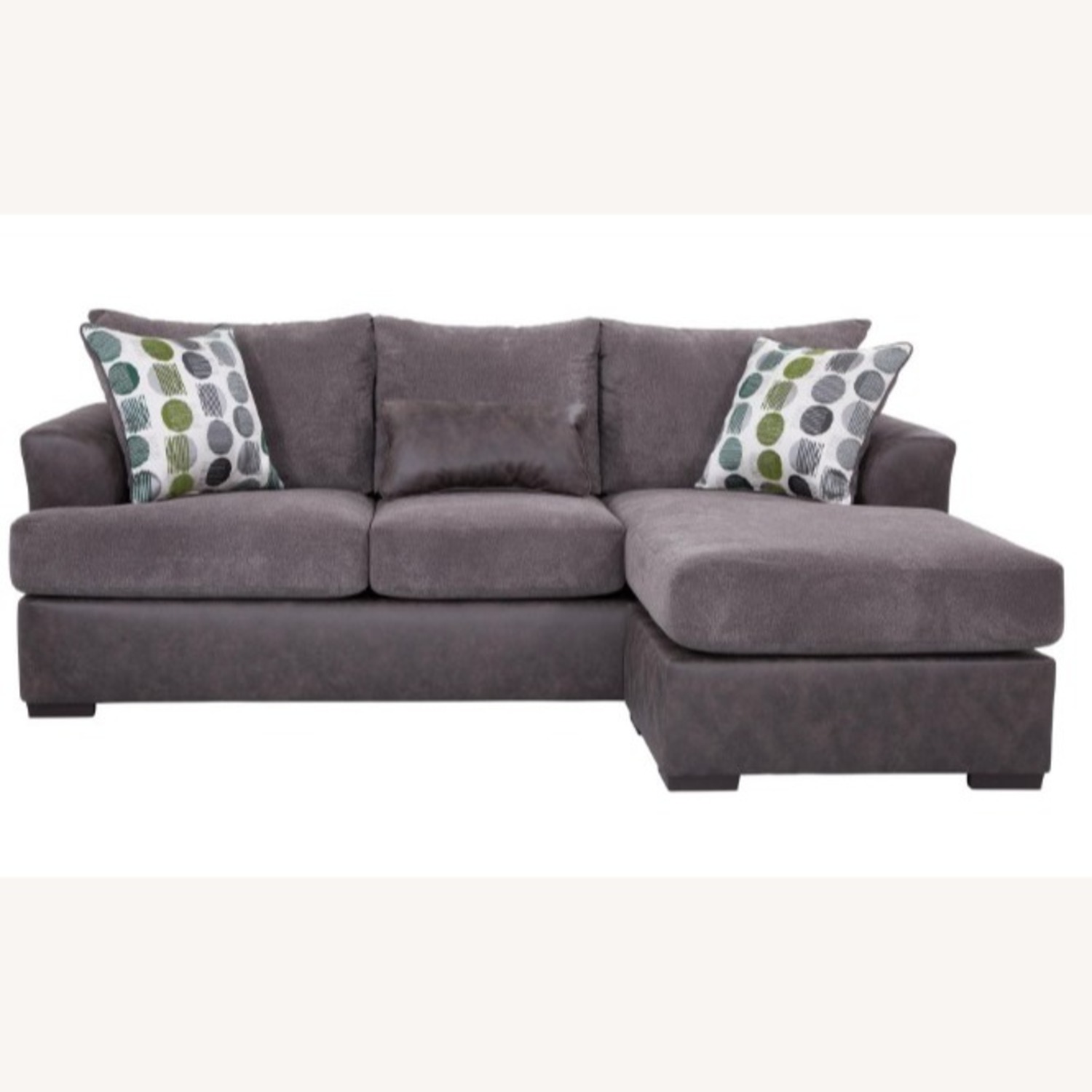 Wayfair Dark Blue Chaise Sofa - image-3