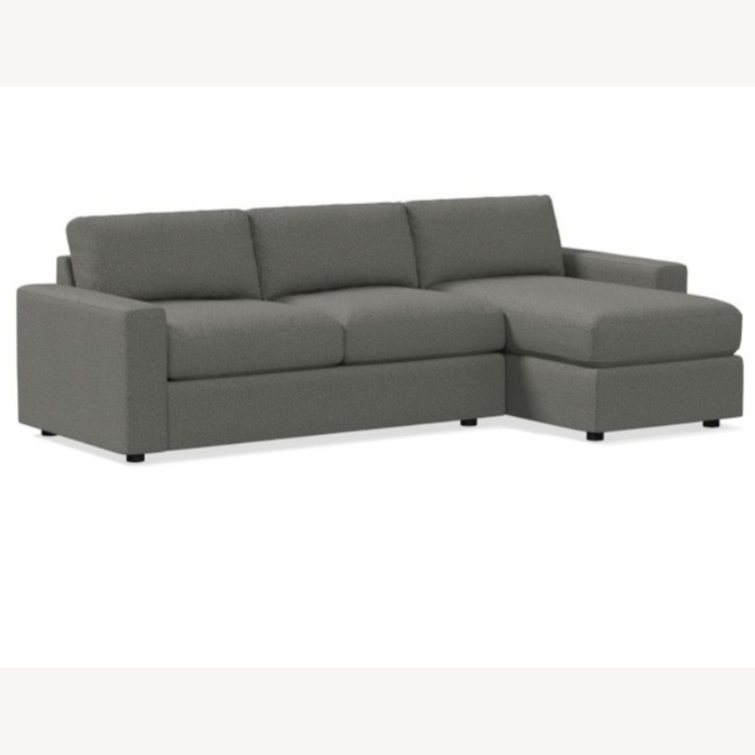 West Elm Sleeper Storage Chaise Right Sectional - image-12