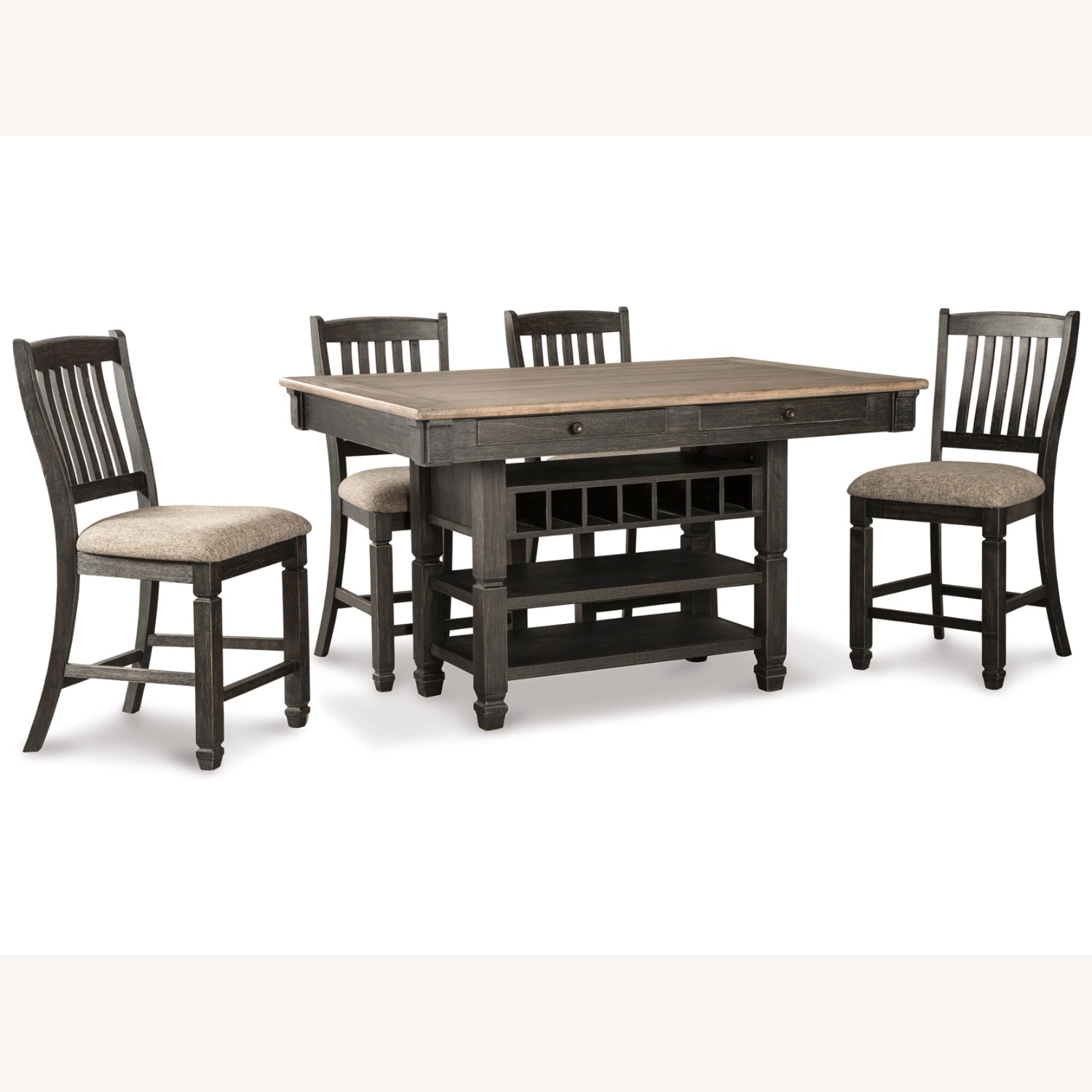 Ashley Tyler Creek Counter High Dining Set - image-11