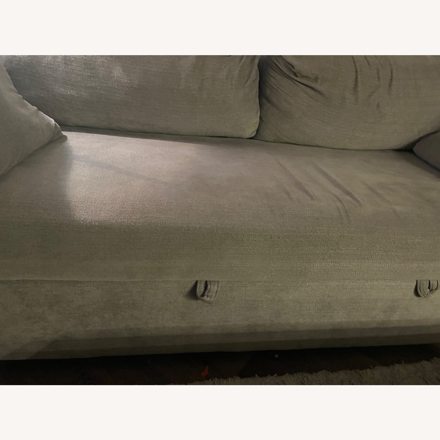 Gray Sofa w/ Futon - image-3