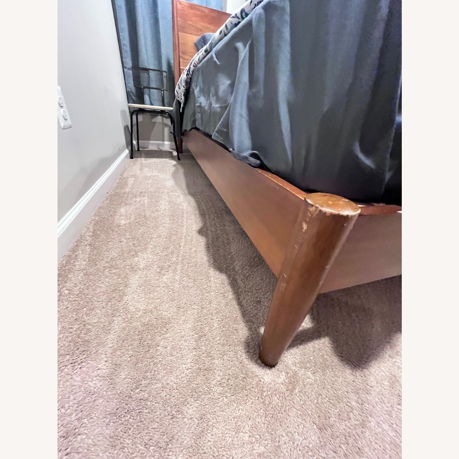 West Elm Mid-Century Queen Bedframe + Headboard - image-5